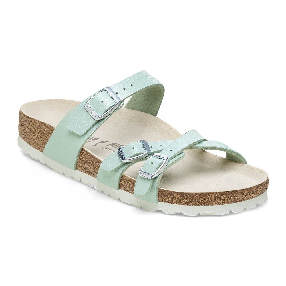 Birkenstock Franca Shiny Surf Green